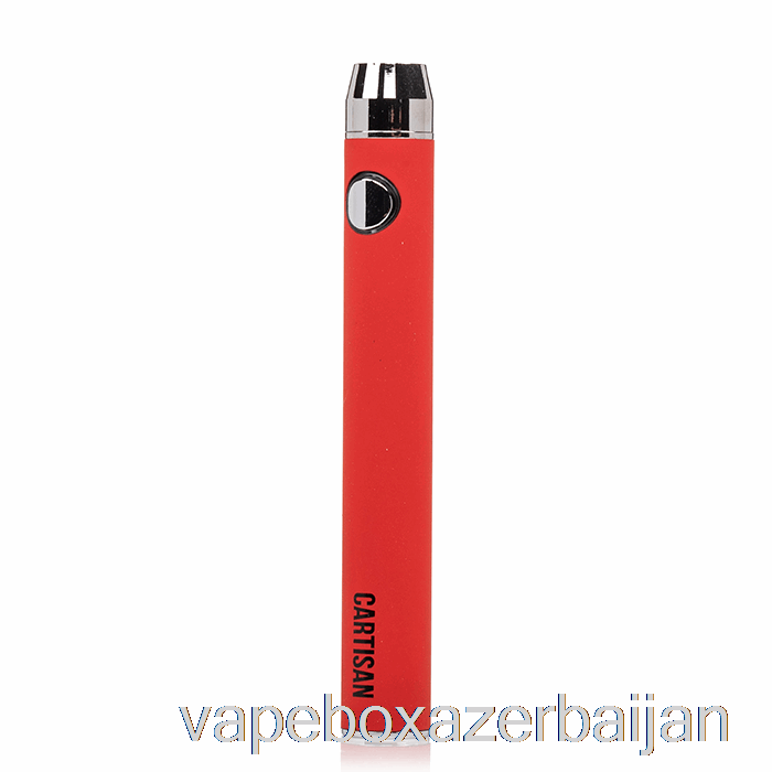 Vape Smoke Cartisan Button VV 900 Dual Charge 510 Battery [Micro] Red